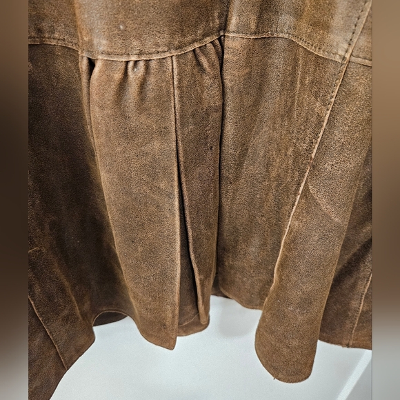 NWT - Suede J. Jill "Dark Chestnut" Rustic Blazer - Size XL - Picture 7 of 14